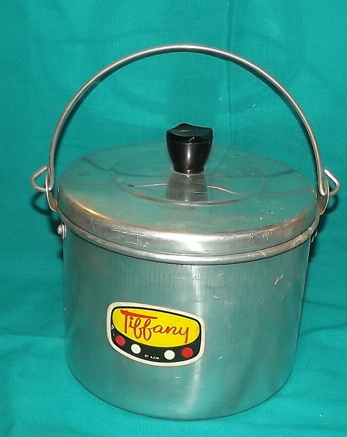 Vintage Tiffany Child's aluminum pot toy cookware