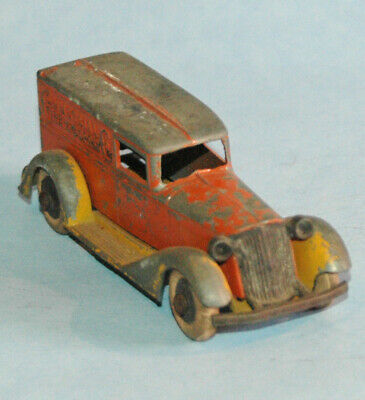 vintage DOWST TOOTSIETOY GRAHAM DELIVERY VAN 1933 COMMERCIAL TIRE & SUPPLY Co.