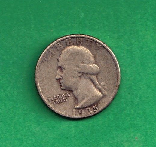 Waashington Silver Quarters  1935S