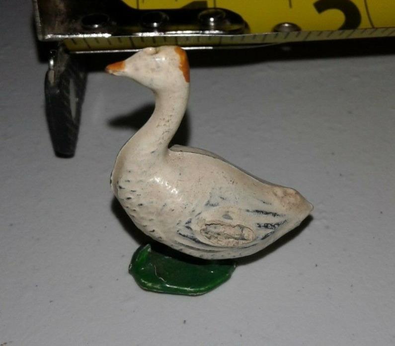 ANIMAL FARM SERIES Vintage GOOSE DUCK Lead TOY FIGURE / Britains Manoil Barclay