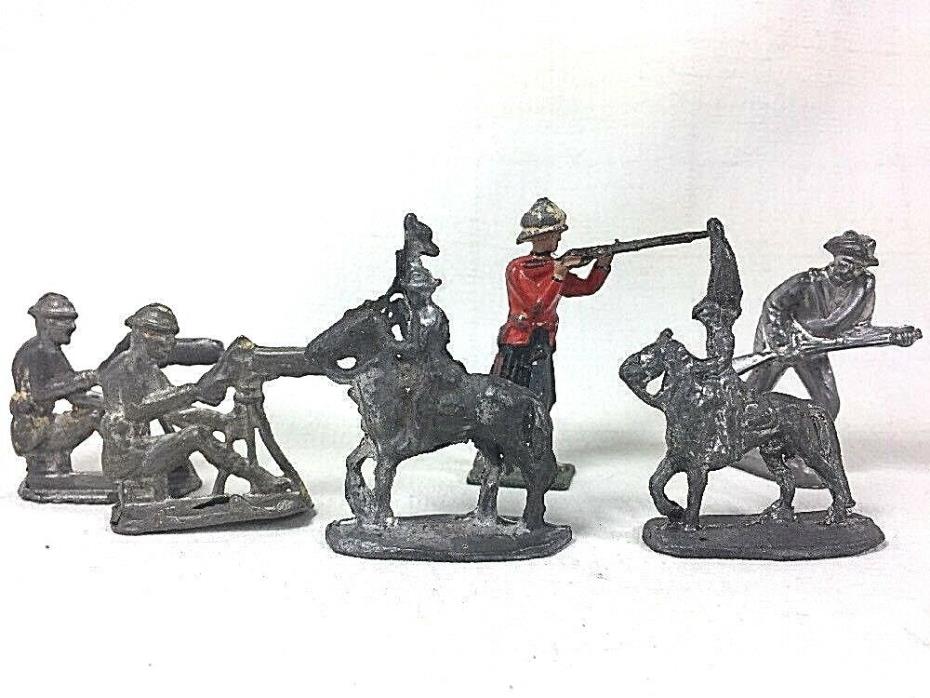 Lead Toy Soldiers Vintage WWl Calvary Kilt Scottish Revolutionary