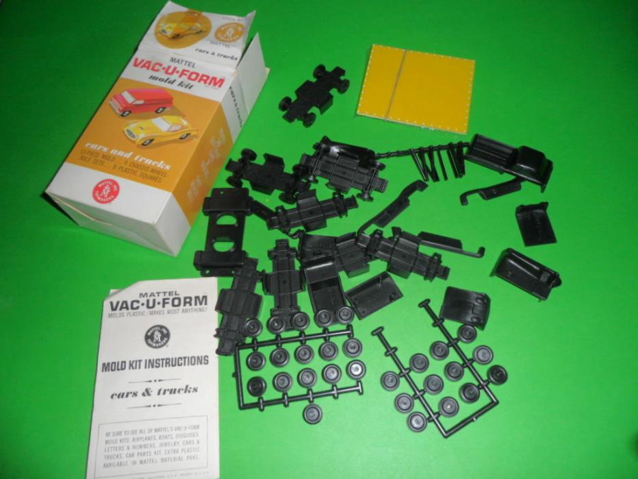 1962 Mattel Vac-U-Form Cars & Trucks Mold Kit Original Box #433