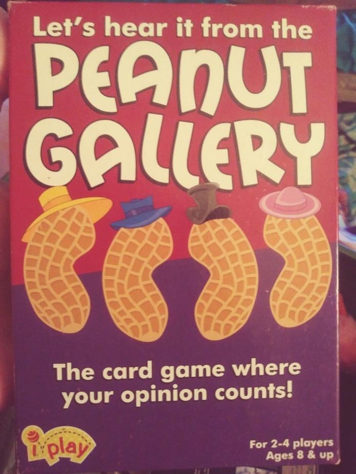 NIB Peanut Gallery Card Game Family iPlay I Play Games