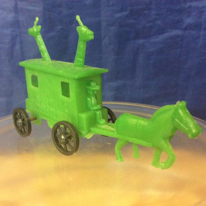 Vintage Plastic Horse Circus Wagon