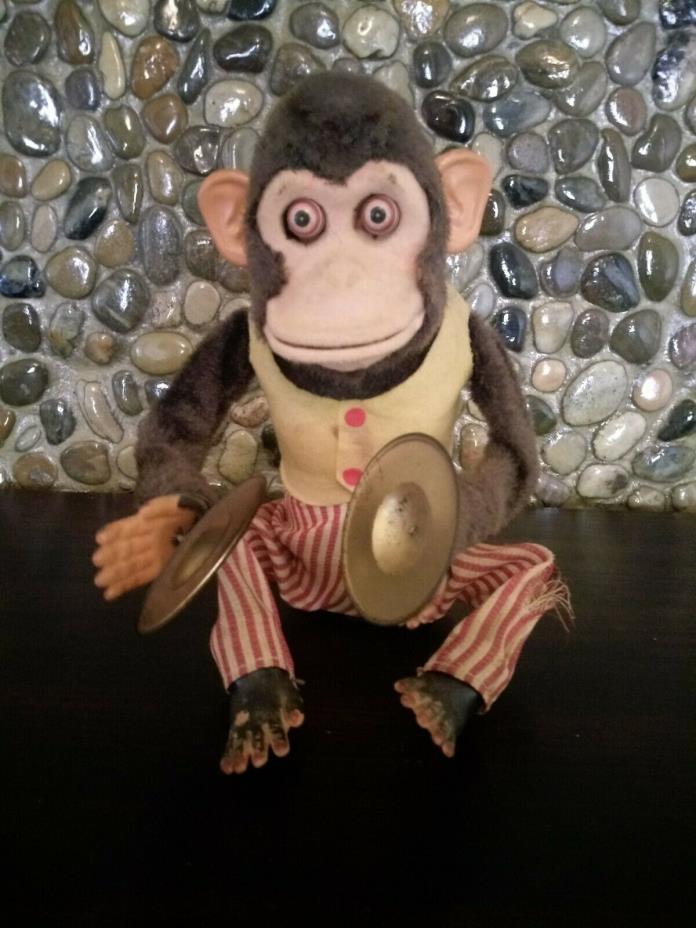 vintage monkey toy cymbals