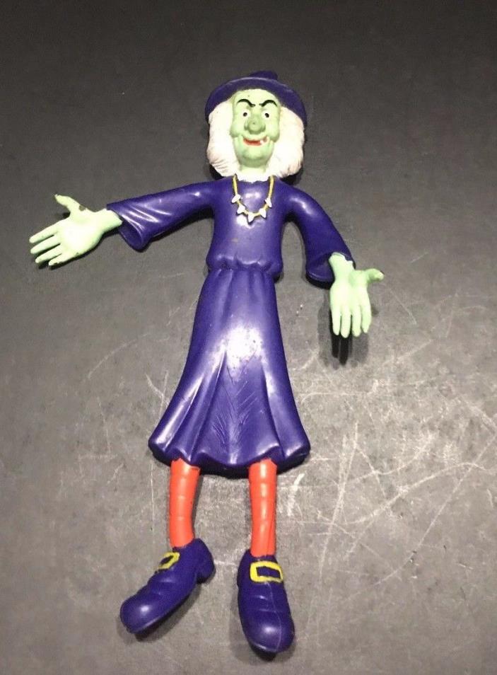Vintage Russ Bendable Toy Witch Figure 7