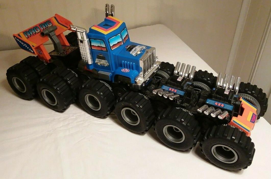 Tomy Monster Machines Rad Rig Truck 1986 Trick Crawler Climber With Cab