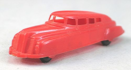 Vintage  Plastic Streamline Car - Made in U.S.A. - ACME - Thomas Toy Newark, NJ