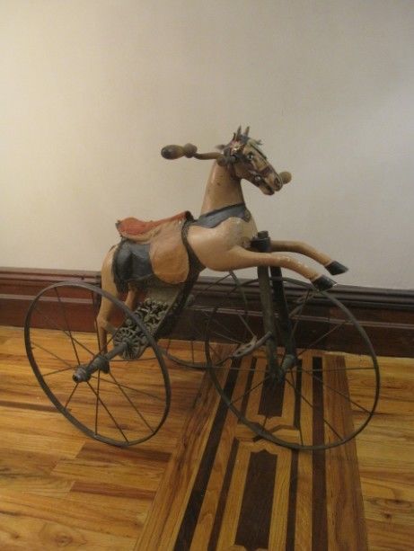ALL ORIGINAL VICTORIAN MECHANICAL HORSE 1880 MUSEUM QUALITY CONDITION