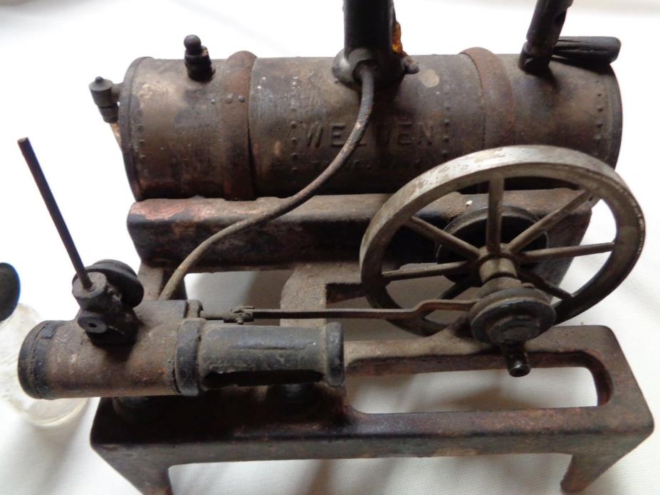 Antique Weeden Trade Mark US PAT OFFICE Miniature Steam Engine