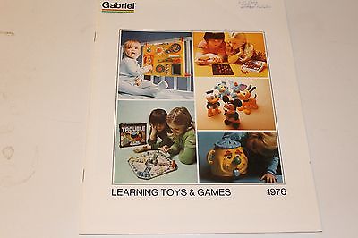 ORIGINAL VINTAGE 1976 GABRIEL TOYS LEARNING TOYS & GAMES TOYS CATALOG