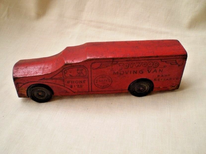 Antique Wooden Toy Advertisement Truck-1930's