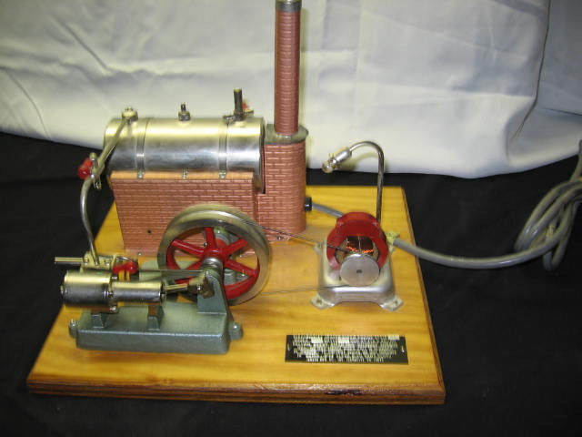 Jensen Mfg. Electric Toy Steam Engine style 20 w/generator - very good condition