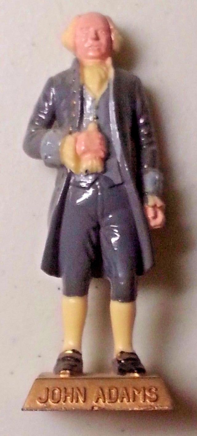 John Adams VINTAGE MARX US President #2 painted plastic figure 2.75