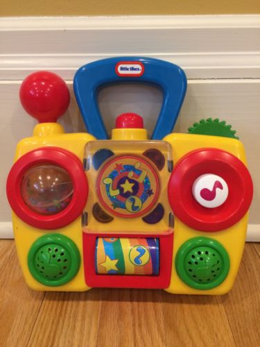 Vintage Little Tikes Musical Activity Box Toy Lights And Sounds VGUC Rare HTF