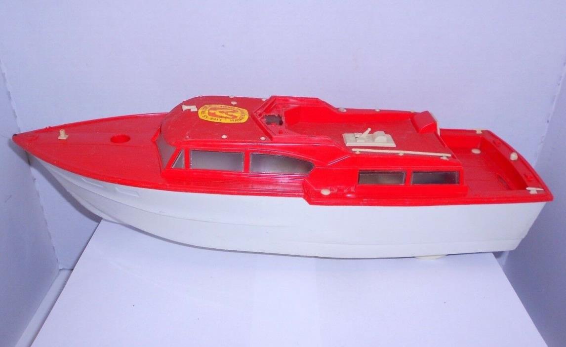 Vintage Toy Boat Republic Tool & Die Corp. Battery Operated