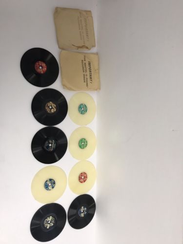 Vintage Mattel-O-Phone Records- Lot of 9