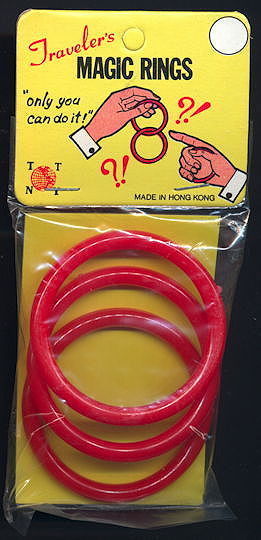 1960's Toy Traveler's Magic Rings Trick