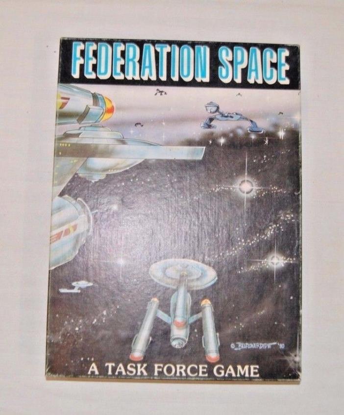Vintage 1980 FEDERATION SPACE  Task Force Game Table No. 5005