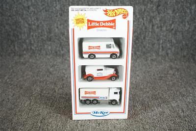 Set Of Three Little Debbie Hot Wheels Die Cast Metal Toy Cars