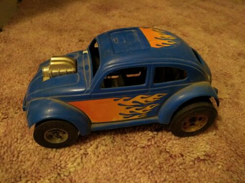 Very Rare 1970 Hawk Model Co. Volkswagon Beetle Baja Dragster Plastic Toy Car