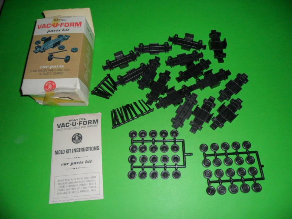 1962 Mattel Vac-U-Form Car Parts Mold Kit Original Box