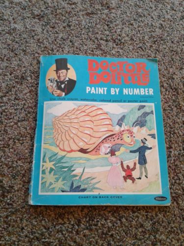 Dr. Dolittle Paint By Number Whitman, Vintage, Oversize