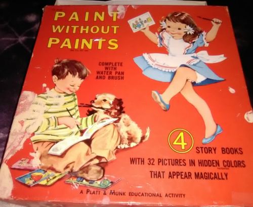 1958 Paint Without Paints Platt & Munk Educational Activity