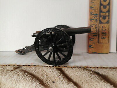 Vintage Toy Civil War Cannon Pencil Sharpener Size To Go With Toy Soldiers223TB.