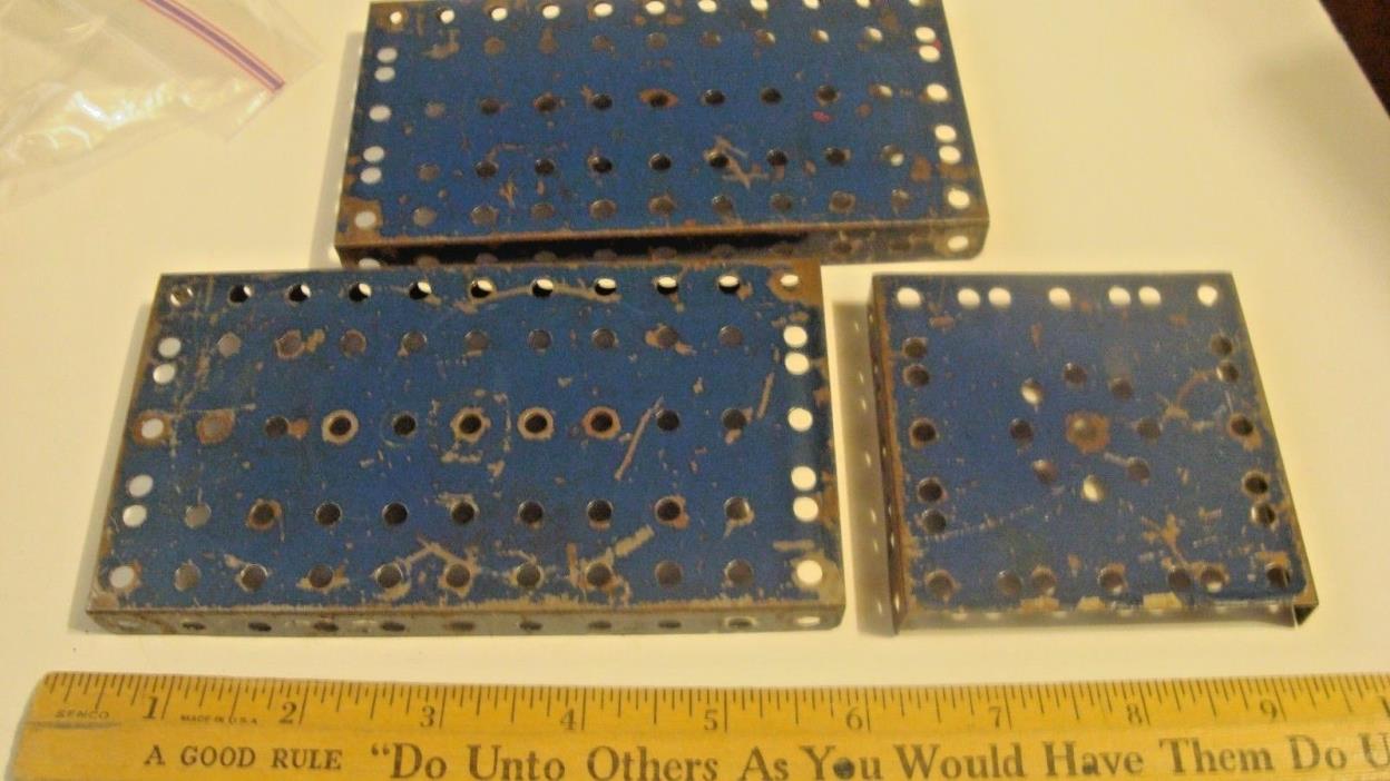 Vintage Gilbert Erector Set No. 81/2 Parts misc. steel