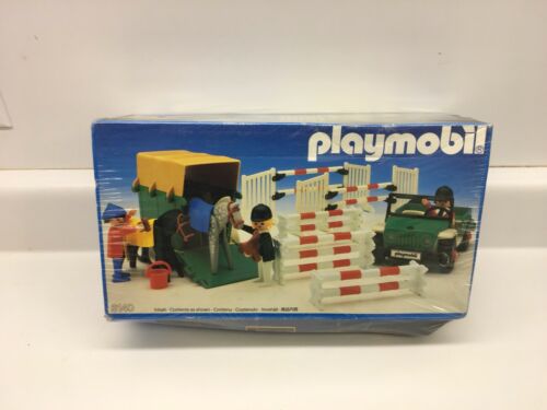 PLAYMOBIL 3140 Horse Show Jumping EQUESTRIAN Set Vintage  Never Opened