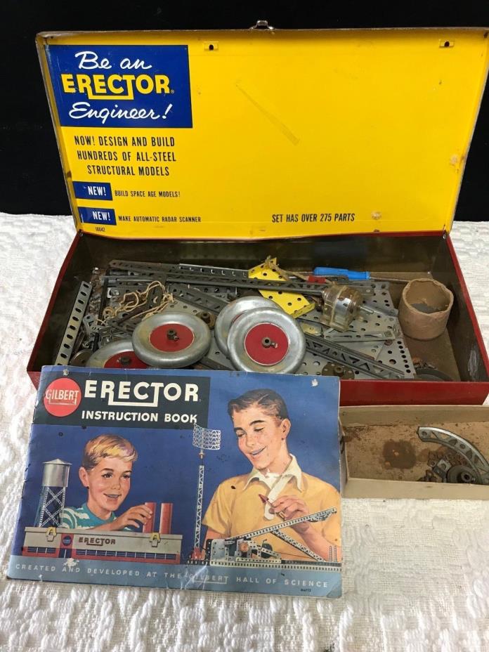 Vtg 1959 Gilbert Erector Set Automatic Radar Set No.10042 Antique