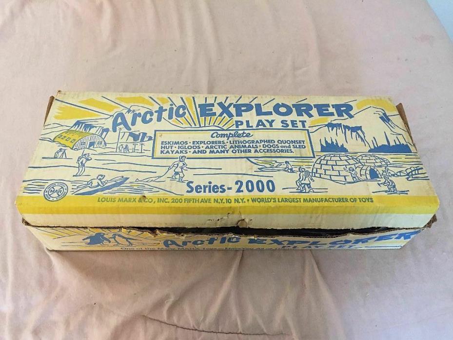 Marx Original-Vintage Arctic Explorer Playset #3702