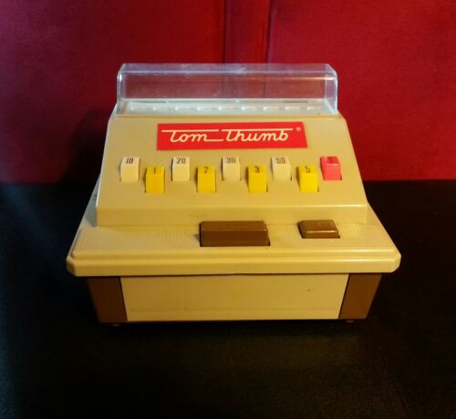 Tom Thumb Cash Register Vintage Retro Toy Collectible Memorabilia Gift Present