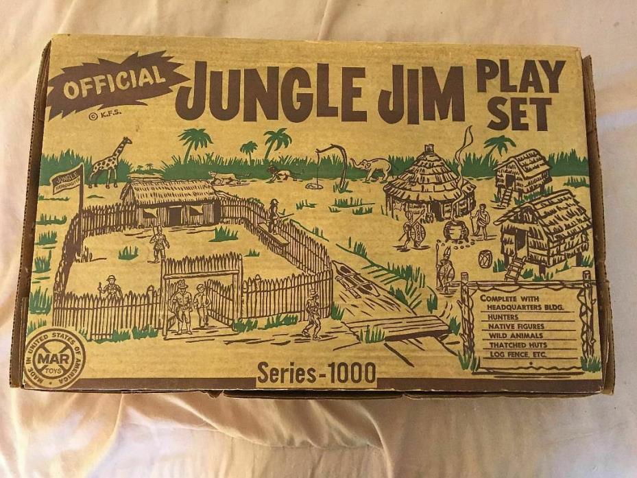 Marx Original-Vintage Jungle Jim Playset #3706