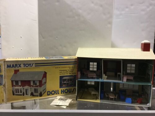 Marx Toys Vintage 1950s Doll House Near Complete
