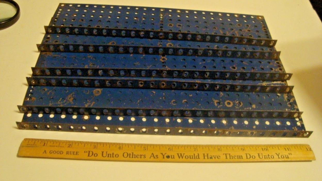 Vintage Gilbert Erector Set No. 81/2 misc parts