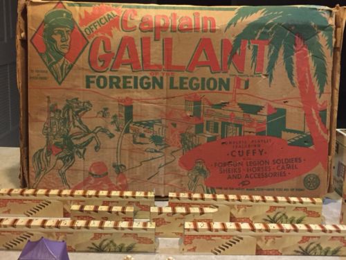 Marx Captain Gallant Play Set Box #4729