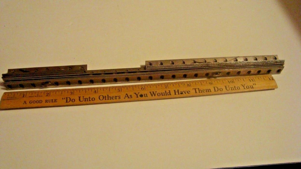 Vintage Gilbert Erector Set No. 81/2 misc parts  steel girders