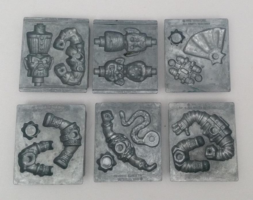 Creepy Crawlers Molds Robot 1993  (Set/Collection of 6)