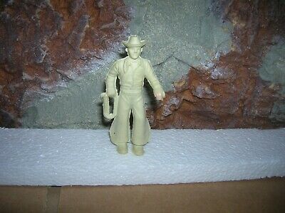 MARX 1950 COWBOY W/ ROPE  60MM MX264 TOY SOLDIER PLAYSET RANCH VINYL RUBBER