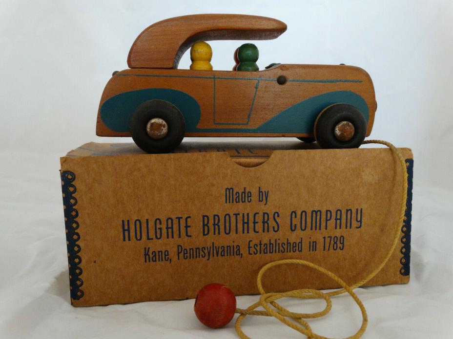 VINTAGE Holgate Toys N0. 639 Touring Sedan in Original Box ( c.1939)