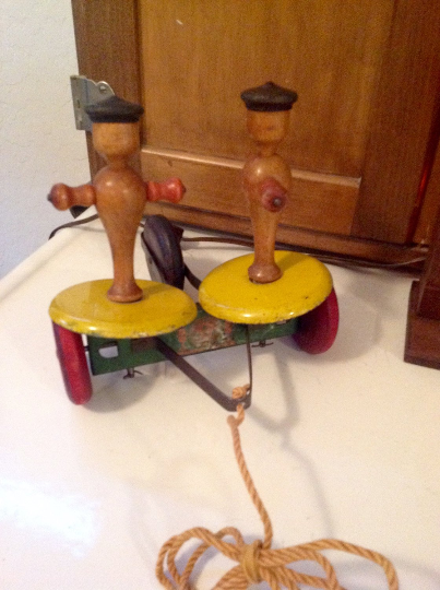 Vintage Pull Toy, Whirley Tinkers 1920s
