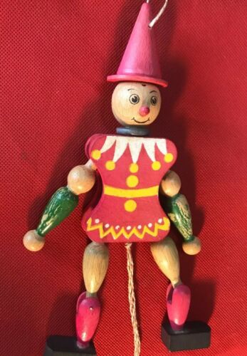 Antique Austrian Wooden Pull Toy From The 1920s