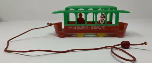 Vintage 1950S Ideal Pull Toy Trolley