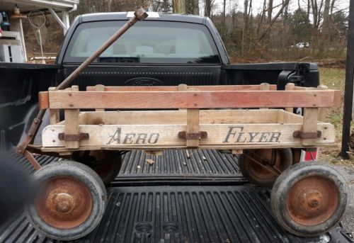 Vintage Aero Flyer Wooden Wagon