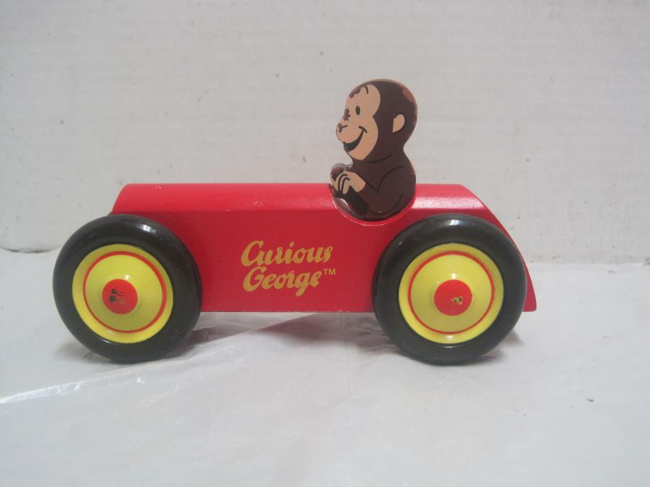 Curios George wooden car, recent reproduction