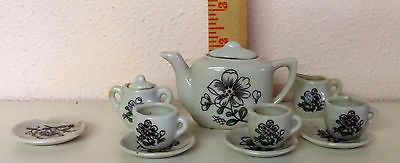 VINTAGE TEA SET  FOR  A DOLL MADE IN JAPAN 8 PIECES