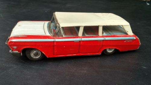 Vintage Tin Toy Chevrolet Impala Wagon Japan