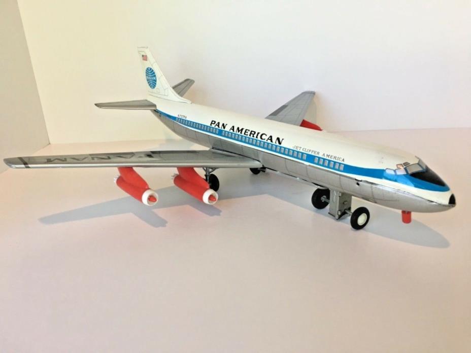 Alps Battery Operated Mystery Action Boeing 707 Jet Airliner